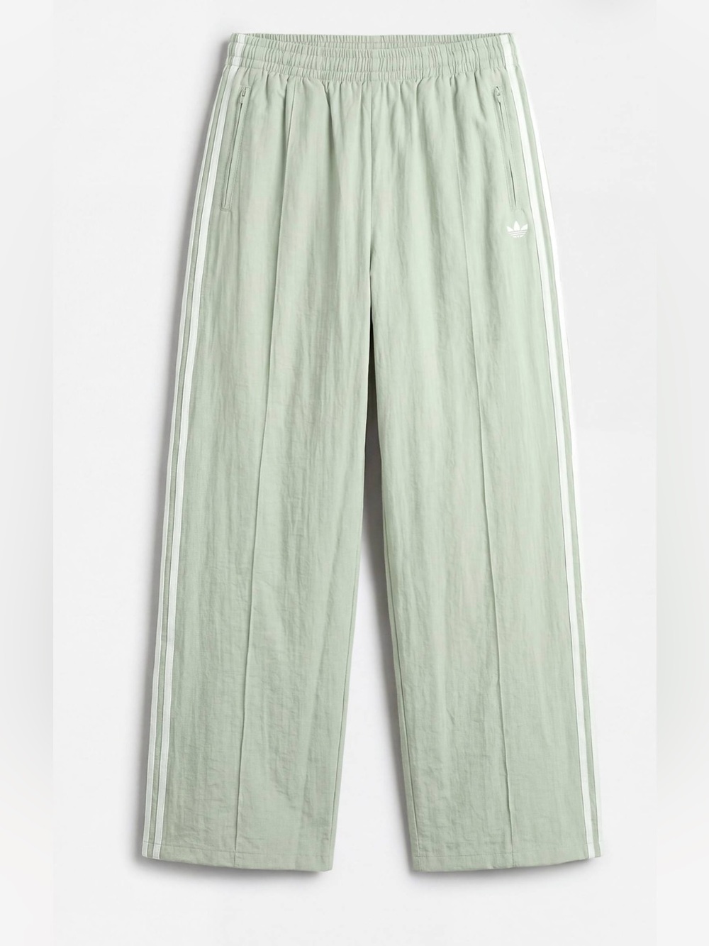 NWT adidas Originals × ASOS wide leg track pants in sage, Collection 04 SOLD OUT
